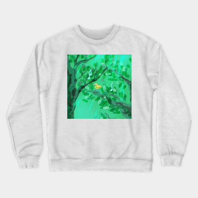 Spring Tune Crewneck Sweatshirt by ParrotChixFish